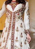 White Chiffon Suit- Pakistani Formal Designer Dress