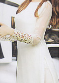 White Chiffon Suit- Pakistani Formal Designer Dress