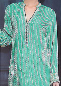 Sea Green Chiffon Suit- Pakistani Party Wear Dress