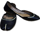 Ladies Khussa- Black- Khussa Shoes for Women