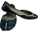 Ladies Khussa- Teal- Pakistani Khussa Shoes