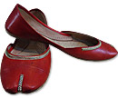 Ladies Khussa- Red- Khussa Shoes for Women