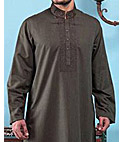 Grey Shalwar Kameez Suit