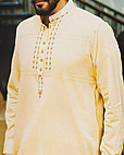 Light Golden Shalwar Kameez