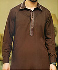 Dark Brown Shalwar Kameez