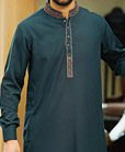 Teal Shalwar Kameez Suit