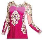 Hot Pink Chiffon Suit- Indian Dress