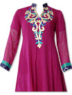 Magenta Chiffon Suit