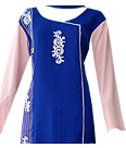 Royal Blue Georgette Suit- Pakistani Casual Clothes