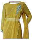 Yellow Chiffon Suit- Indian Semi Party Dress