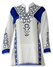 Off-white/Blue Chiffon Suit- Indian Dress