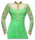 Light Green Chiffon Suit- Indian Semi Party Dress