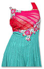 Turquoise/Pink Chiffon Suit- Indian Dress