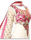 Pink/White Chiffon Suit- Indian Dress