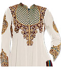 White Georgette Suit- Indian Semi Party Dress