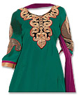 Teal Green Georgette Suit- Indian Semi Party Dress