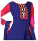 Royal Blue Chiffon Suit- Indian Dress