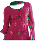 Magenta/Green Georgette Suit- Pakistani Casual Clothes