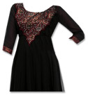 Black Chiffon Suit- Indian Semi Party Dress