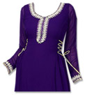 Indigo Georgette Suit- Indian Semi Party Dress