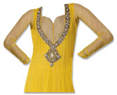 Yellow Chiffon Suit- Indian Dress