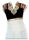 White/Black Chiffon Suit- Indian Dress