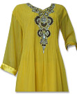 Yellow Chiffon Suit