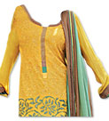 Mustered/Green Georgette Suit- Indian Dress