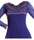 Navy Blue Georgette Suit- Indian Dress