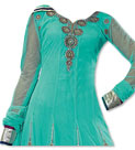 Sea Green Chiffon Suit- Indian Dress