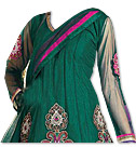 Teal Green Chiffon Suit - Indian Dress