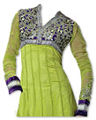 Parrot Green Chiffon Suit- Indian Dress