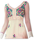 Ivory/Peach Chiffon Suit- Indian Dress