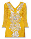 Yellow Chiffon Suit- Indian Semi Party Dress