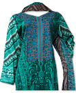 Green Khaddar Suit- Pakistani Casual Clothes