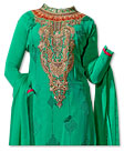 Green Chiffon Suit