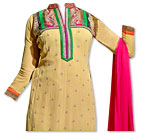 Lime Georgette Suit- Indian Semi Party Dress