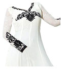 White Georgette Suit- Indian Semi Party Dress