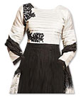 Black/Off-White Chiffon Suit- Indian Dress