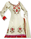 White/Red Georgette Suit- Indian Dress