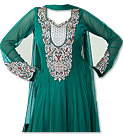 Sea Green Chiffon Suit- Indian Dress