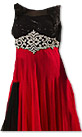 Red Chiffon Suit- Indian Semi Party Dress