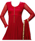 Red Georgette Suit- Indian Semi Party Dress