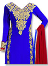 Royal Blue Georgette Suit- Indian Dress