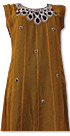 Mustard Chiffon Suit- Indian Semi Party Dress
