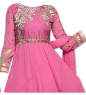 Pink Chiffon Suit- Indian Semi Party Dress