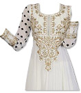 White Georgette Suit- Indian Semi Party Dress
