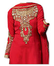 Red Chiffon Suit- Indian Semi Party Dress