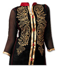 Black/Red Georgette Suit- Indian Semi Party Dress