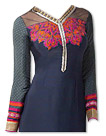 Navy Blue Georgette Suit- Indian Semi Party Dress